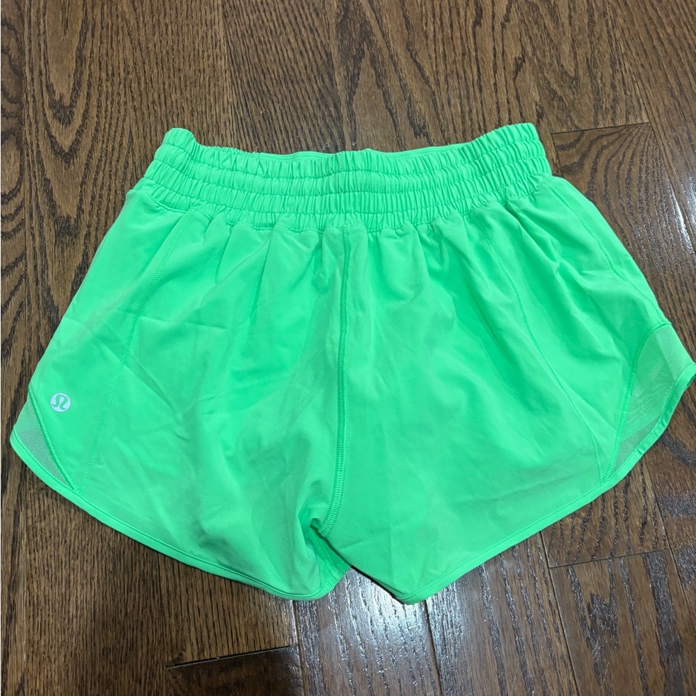 Lululemon Athletica Neon Green Athletic Shorts